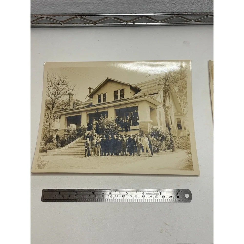 Vintage Group Photo Lot Large Format Black & White Architectural House 1920s-40s